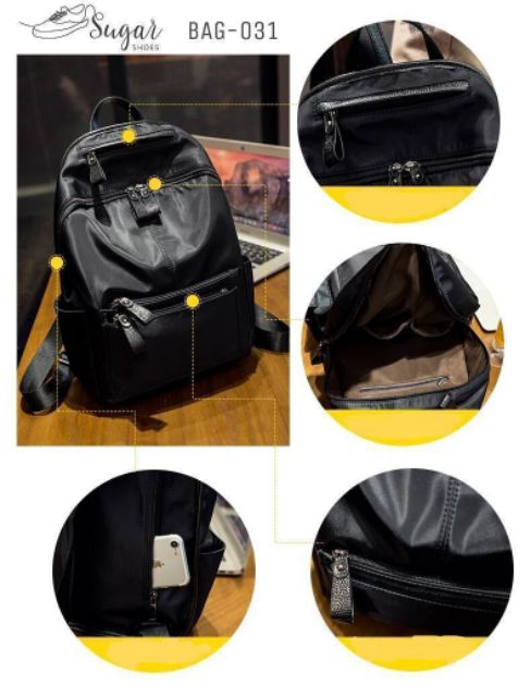 สถานะ-พร้อมส่ง-มาแล้วจร้า-กระเป๋าเป้ผู้หญิงสุดเท่ห์แนวฮิปสเตอร์-วัสดุผ้าไนล่อนหนากันน้ำได้-น้ำหนักเบา-ใช้งานทนทาน