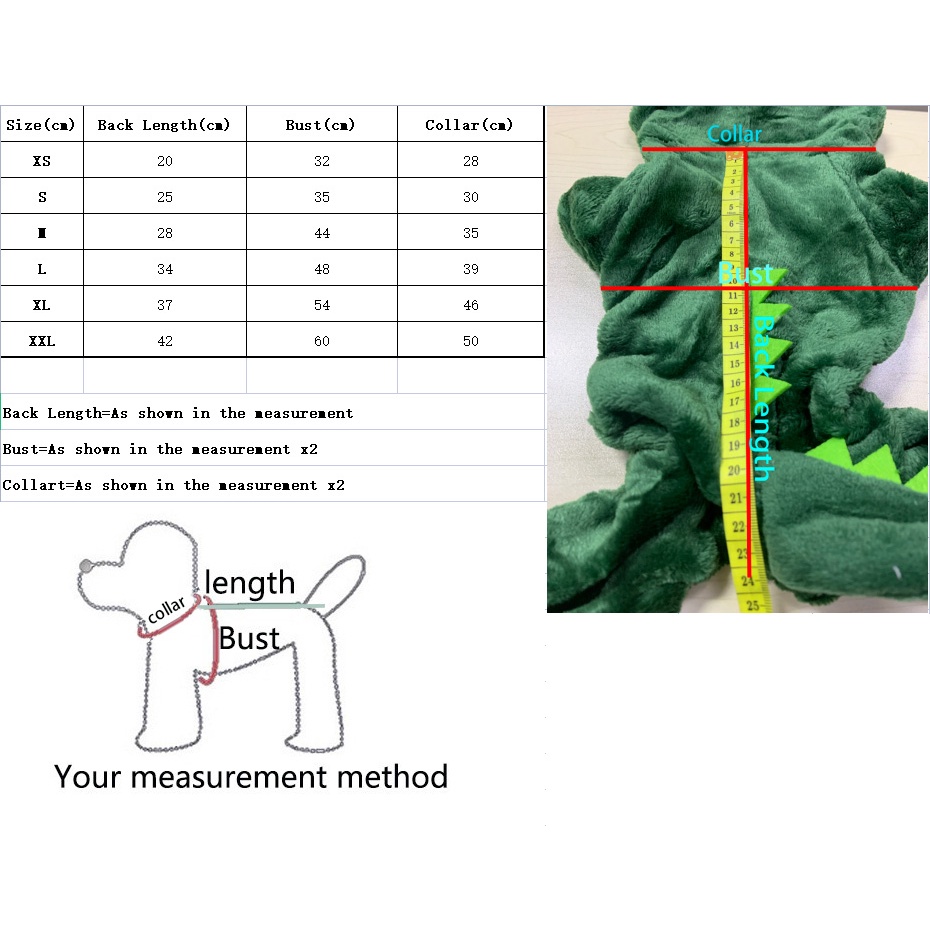 ภาพหน้าปกสินค้าชุดแฟนซี ลายไดโนเสาร์ ชนิดผ้ากำมะหยี่ ให้ความอบอุ่น แฟชั่นฤดูหนาว สำหรับสุนัข แมว ไซซ์ XS-XXL จากร้าน danaobd1.th บน Shopee