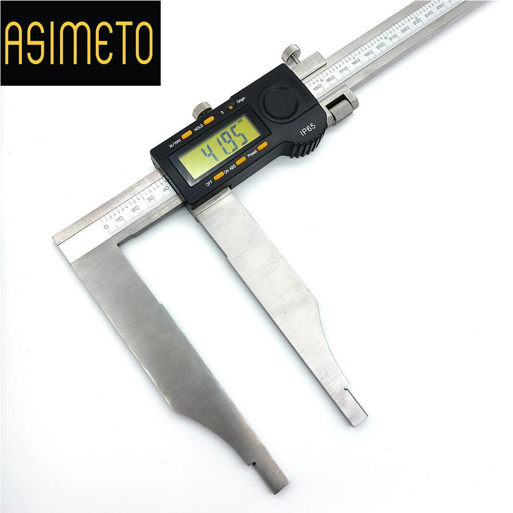 Asimeto เวอร์เนียร์ดิจิตอลปากยาว Long jaw heavy duty digital caliper 0500 มม Shopee Thailand