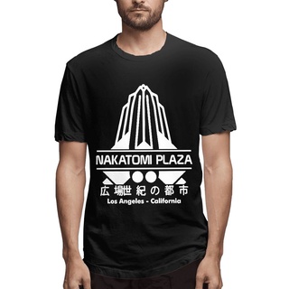 เสื้อท็อปส์ Nakatomi Plaza Die สีเทาเข้ม สําหรับผู้ชาย