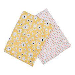 Lulujo ชุดผ้าอ้อมมัสลินคอตตอน 2-pack Cotton Swaddles - Wildflowers &amp; Dots