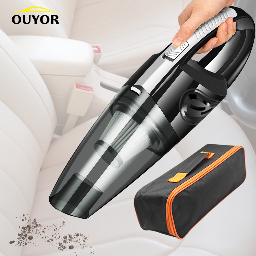 Car Wireless Vacuum Cleaner 7000PA Powerful Cyclone Suction Home