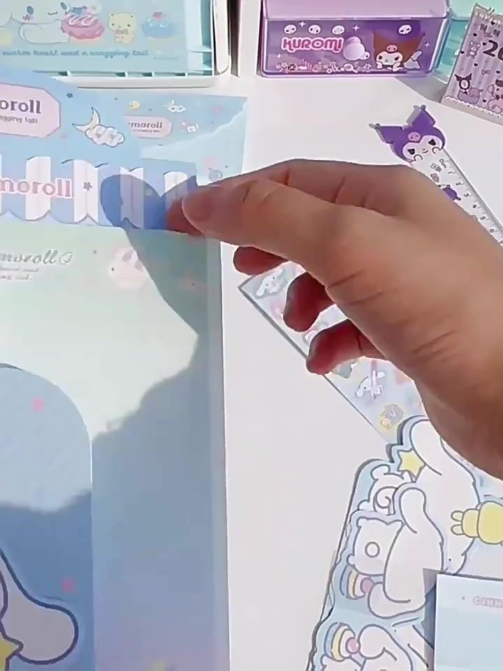 สร้างสรรค์-sanrio-ซองจดหมายกระดาษจดหมายสไตล์ญี่ปุ่นการ์ตูน-kuromi-melody-รูปพิเศษหมายเหตุสติ๊กเกอร์ชุดนักเรียน-ins-หนังสือจดหมายกระดาษสำหรับของขวัญ-cod