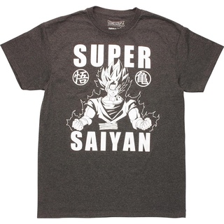 【🔥🔥】100%cotton เสื้อ ยืด ราคา ส่ง Dragon Ball Z Goku Super Saiyan Words T-Shirt men เสื้อ ยืด ผู้ชาย คอกลม โอเวอร์ ไซส