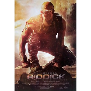 โปสเตอร์ หนัง ริดดิค 3 RIDDICK 2013 POSTER 24”x35” Inch Sci-Fi Movie Vin Diesel