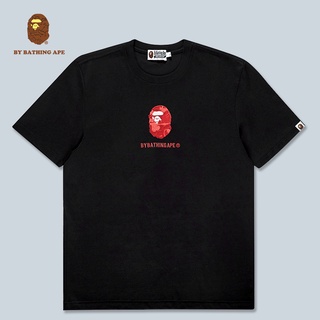 แฟชั่น Bape ROCKY เสื้อยืดแขนสั้น ผ้าฝ้าย ทรงหลวม ขนาดใหญ่ เรียบง่าย แฟชั่นฤดูร้อน สําหรับผู้ชาย
