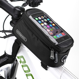 สินค้า กระเป๋าสำหรับใส่โทรศัพท์มือถือ แบบติดด้านหน้า สำหรับขี่จักรยาน