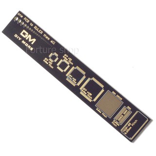 ไม้บรรทัด PCB 6" สำหรับ ช่าง วิศวกร อิเล็กทรอนิกส์ Electronics Engineer ( 1 ชิ้น)