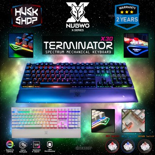 ภาพหน้าปกสินค้าคีบอร์ดเกมมิ่ง Nubwo Termination X30 Mechanical Keyboard Blue Brown Red Switch ประกัน 2ปี ที่เกี่ยวข้อง