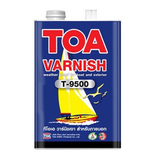 TOA Varnish Gloss T-9500  ขนาด 1/4 กล.