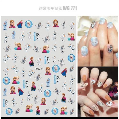 ภาพหน้าปกสินค้า( ลด 50%) WG สติ๊กเกอร์ติดเล็บ 3D ลายการ์ตูน น่ารักมาก จากร้าน prettynailss บน Shopee