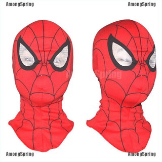 Amongspring หน้ากากแฟนซี Super Heroes Spiderman สําหรับแฟนซี