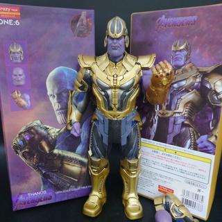 พร้อมส่ง💥 โมเดล Thanos ตัวร้ายแห่ง MCU ขนาด 1/6 หรือ 30 Cm งาน Crazy Toys ตัวใหญ่ สวยมากๆ ราคาถูก มีมือและหัวเปลี่ยนได้