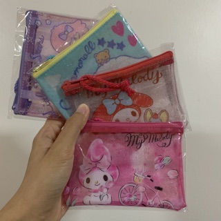 แท้💯 กระเป๋าใส่เหรียญ Sanrio coin purse ใส่แบงค์พันพับได้คะ