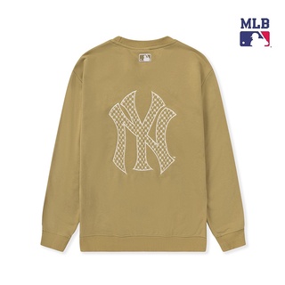 สินค้าพร้อมส่ง ! เสื้อกันหนาว แขนยาว ปักลาย MLB สไตล์คลาสสิก สําหรับผู้ชาย และผู้หญิง