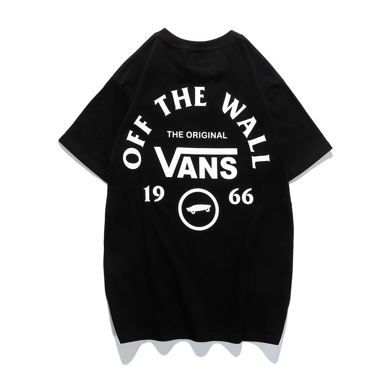 vans-เสื้อยืดแขนสั้น-คอกลม-ผ้าฝ้าย-พิมพ์ลายโลโก้-ทรงหลวม-สไตล์คลาสสิก-สําหรับผู้ชาย