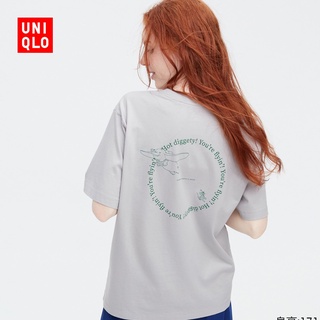 แนวโน้ม Uniqlo UT เสื้อยืดแขนสั้น พิมพ์ลายดิสนีย์ สําหรับผู้หญิง