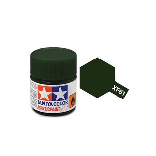 สีทามิย่าสูตรน้ำ Tamiya Acrylic XF61 Dark Green 10ml