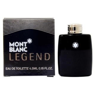 Mont Blanc Legend For Men EDT 4.5ml น้ำหอมสำหรับผู้ชายที่ผสานความหอมสไตล์อโรม่าจากลาเวนเดอร์ ความหวานสดชื่นจากผลไม้