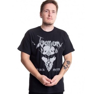 เสื้อยืดผ้าฝ้ายVenom BAND เสื้อยืด - BLACK metal / Premium Tshirt venom T-Shirt BAND metal T-Shirt BAND deathL XL  XXL 3