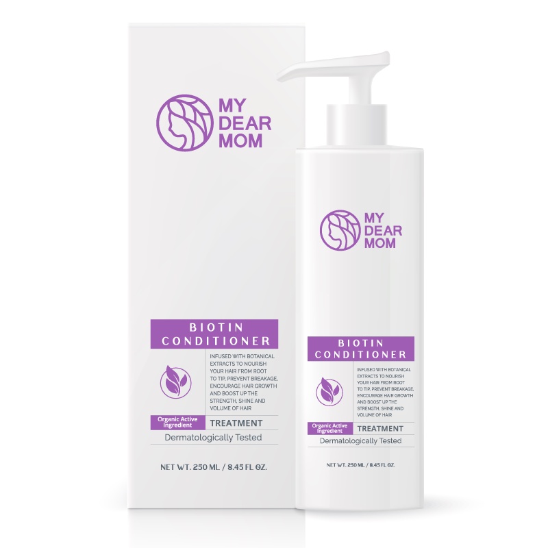 my-dear-mom-ผลิตภัณฑ์บำรุงเส้นผม-ครีมนวดผม-ออร์แกนิค-biotin-conditioner-250ml