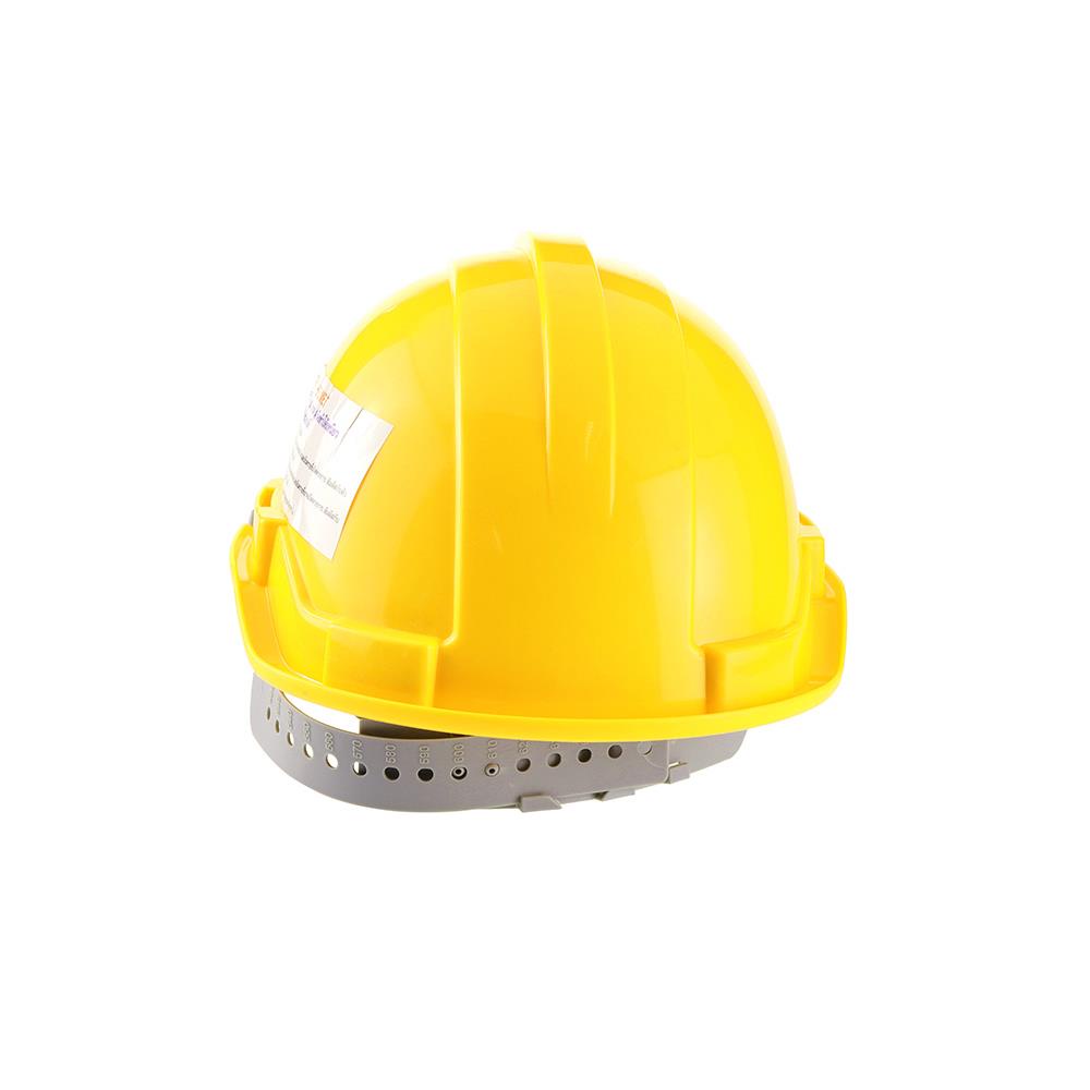 หมวกนิรภัย-มอก-hdpe-gage-สีเหลือง-อุปกรณ์นิรภัยส่วนบุคคล-safety-helmet-tis-hdpe-gage-yellow