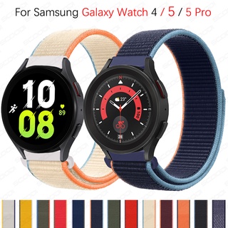สินค้า สายนาฬิกาข้อมือไนล่อนทอ สําหรับ Samsung Galaxy Watch 4 5 5 Pro Smart Watch 40 มม. 44 มม. 45 มม.