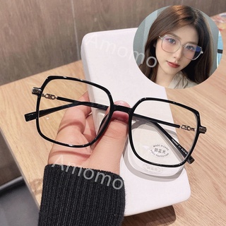 สินค้า กรอบแว่นตา แว่นสายตาสั้น (-50~-600) แว่นแฟชั่นทรงเหลี่ยม แว่นตากรองแสง แว่นผู้หญิง/แว่นผู้ชาย