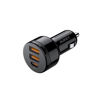 ภาพขนาดย่อของภาพหน้าปกสินค้าAUKEY CC-Y16 PowerAuto 36W PD Car Charger ชาร์จเร็วในรถ QC 3.0 2 ช่อง ชาร์จเร็ว Power Delivery 1 ช่อง รุ่น CC-Y16 จากร้าน aukeythailandofficialstore บน Shopee