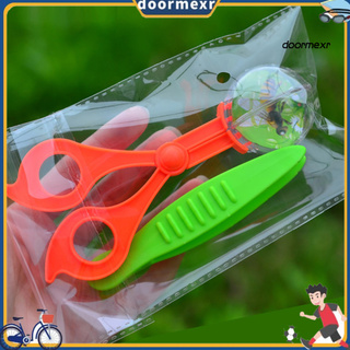 DOOR_2Pcs/Set Bug Insect Catcher Scissors Tongs Tweezers Clamp Cleaning Tool Kids Toy