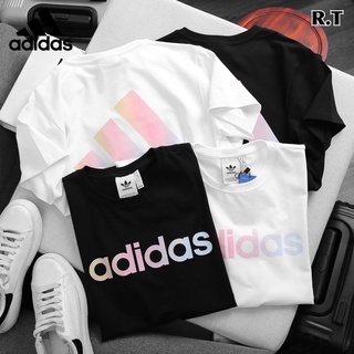 เสื้อขาว เสือยืดผู้ชาย ▬❁❈เสื้อยืด Adidas #เสื้อยืดคอกลม #เสื้อคู่ #เสื้อยืดแบรนด์เนม เสื้อสาวอวบ