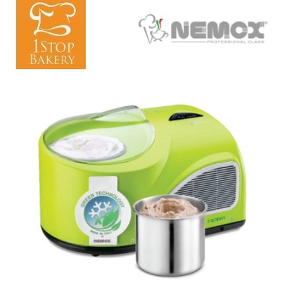 nemox-italy-gelato-ice-cream-amp-sorbet-maker-nxt1-automatic-i-green-150w-เครื่องทำไอศกรีม-1kg