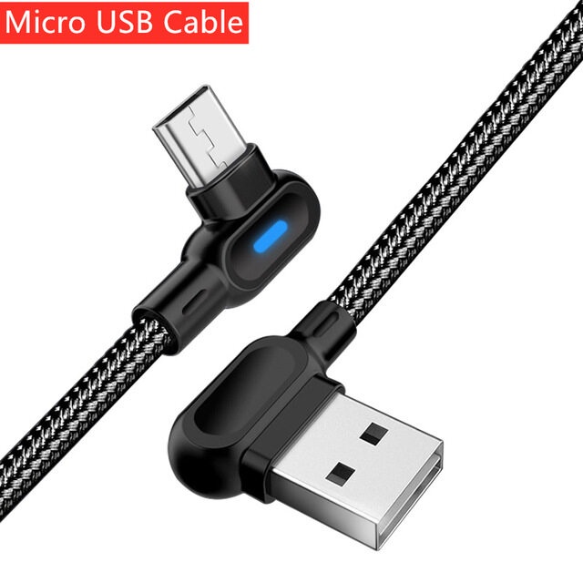 สายชาร์จ-micro-usb-typec-90องศา-สายชาร์จสำหรับเล่นเกมส์-ถูกสุด