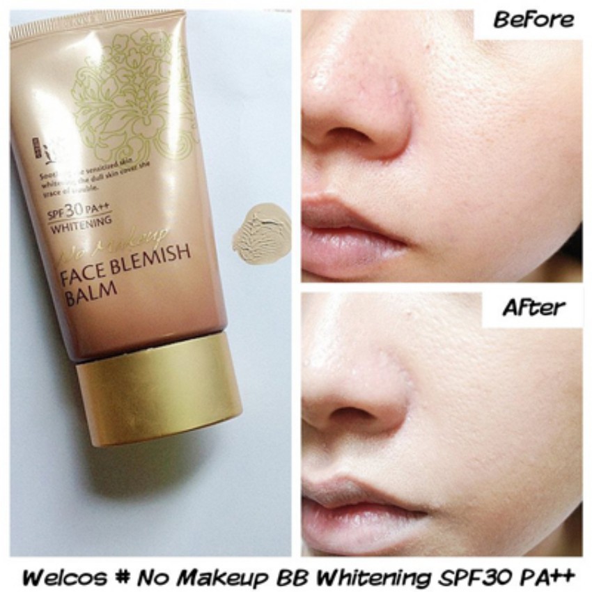 welcos-no-makeup-face-blemish-balm-whitening-spf30-pa-ขนาด-50ml