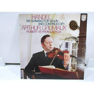 1LP Vinyl Records แผ่นเสียงไวนิล HANDEL SIX SONATAS FOR VIOLIN AND CONTINUO, OP.1   (J16B12)