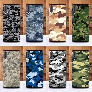 เคส Samsung A70 ลายพราง ขอบนิ่มหลังแข็ง เคสมือถือ เคสโทรศัพท์ Case เคส TPU ขอบนิ่มหลังแข็ง ไม่ขูดตัวเครื่อง ไม่กัด