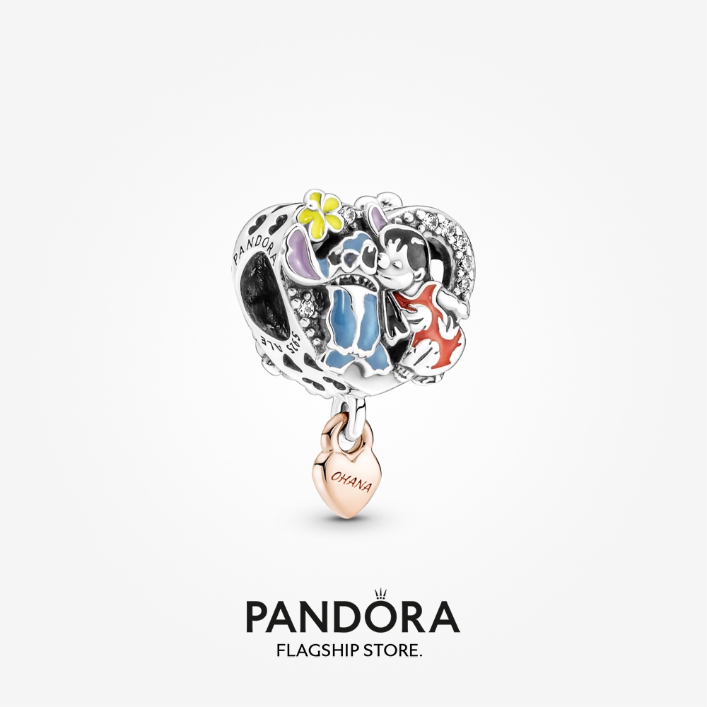 pandora-เครื่องราง-ชุบทอง-14k-รูป-disney-ohana-lilo-stitch-ของขวัญวันเกิด-สําหรับสุภาพสตรี-p615