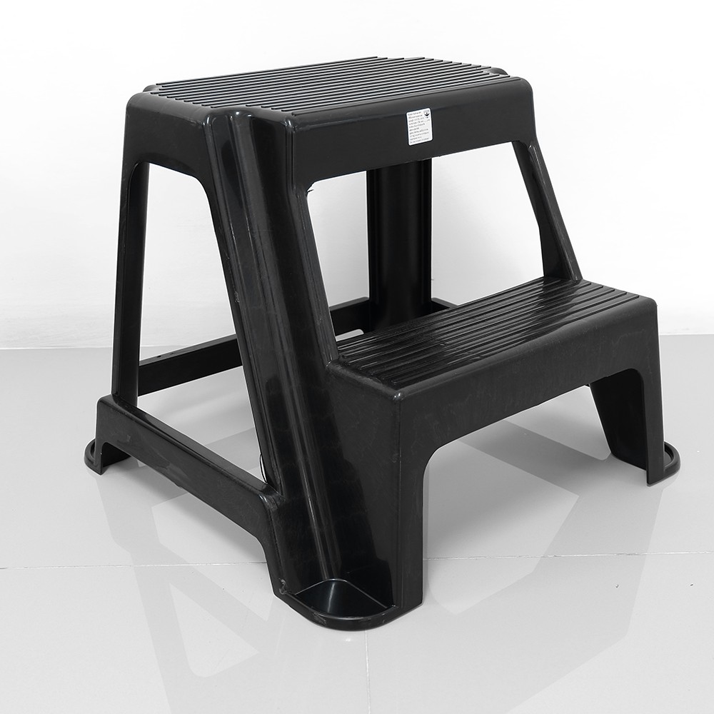 เก้าอี้บันไดพลาสิก-2-ขั้น-รุ่น-195b-สีดำ