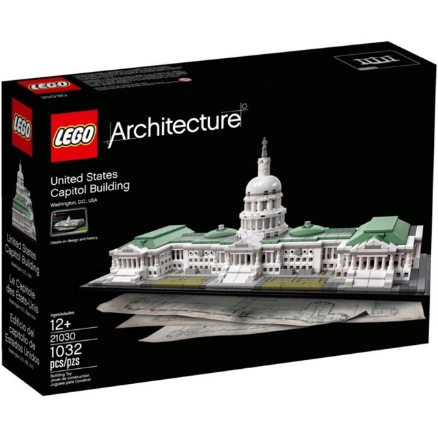 lego-architecture-21030-united-states-capitol-building-กล่องบุบครับ