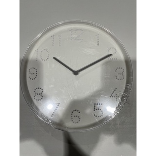 ภาพขนาดย่อของภาพหน้าปกสินค้านาฬิกาแขวนผนัง นาฬิกาติดผนัง นาฬิกาแขวน สีขาว ขนาด 10 นิ้ว Tromma Wall Clock ikea จากร้าน spashshop บน Shopee