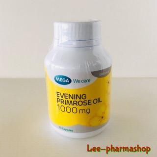 ภาพขนาดย่อของภาพหน้าปกสินค้าMega Wecare Evening Primrose oil 30's/100's // Mega EPO จากร้าน lee.pharmashop บน Shopee ภาพที่ 1