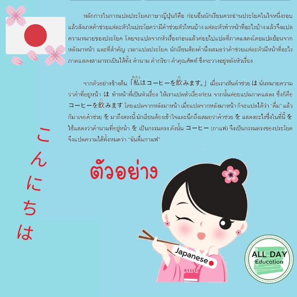 หนังสือ-เก่งไวยากรณ์ภาษาญี่ปุ่นชั้นต้น-ภาษา-ญี่ปุ่น-การพูด-หลักภาษา-ไวยากรณ์-ออลเดย์-เอดูเคชั่น