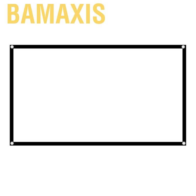 ภาพหน้าปกสินค้าBamaxis โปรเจคเตอร์โฮมเธียเตอร์แบบพกพา 60 / 70 / 84 / 100 / 120 / 150 นิ้ว