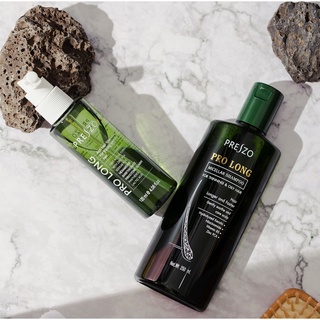 Preszo Pro Long Shampoo&amp;Hairtonic เพรสโซ่ โปร ลอง แชมพู แฮร์โทนิค บำรุงหนังศรีษะ แก้ผมร่วง ของแท้ 100%