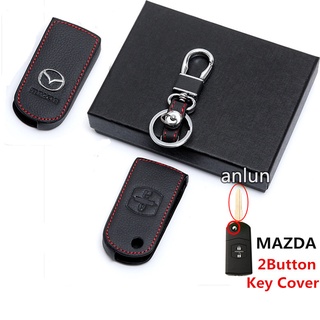 ภาพหน้าปกสินค้า【Ready stock】เคสกุญแจรีโมทรถยนต์ แบบหนัง 2 ปุ่ม สําหรับ For Mazda 2 3 6 Cx5 Cx-7 ที่เกี่ยวข้อง