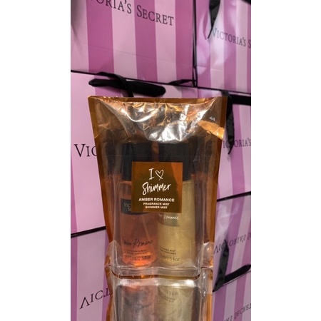 แพ็คคู่-สุดคุ้ม-victorai-s-secret-รุ่น-i-shimmer-amber-romance-fragrance-mist-shimmer-2-ขวด