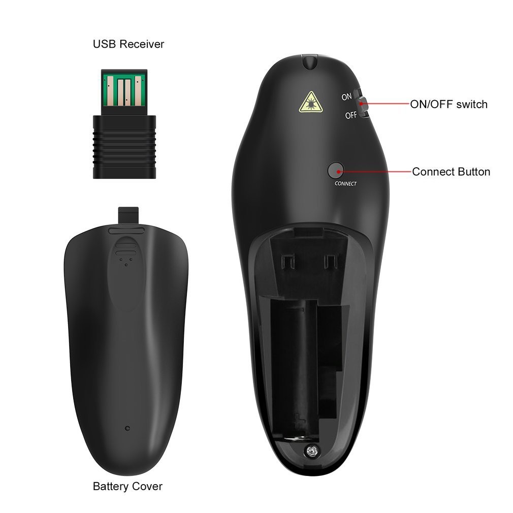 รีโมทเลเซอร์-ไร้สาย-สำหรับใช้นำเสนองาน