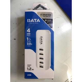 DATA ปลั๊กชาร์จไฟ / อุปกรชาร์จไฟ มี Usb 5 ช่อง FAST CHARGER สายยาว 1.2เมตร ไฟเต็มทุกช่อง เต็มไฟทีได้ทั้ง5ตัว