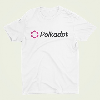 [S-5XL] พร้อมส่งจากไทย เสื้อยืดบิทคอยน์ เสื้อยืดคริปโต ลาย Polkadot New 🙌