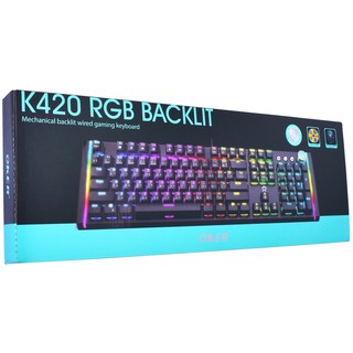 ภาพหน้าปกสินค้าOKER K420 RGB BACKLIT ซึ่งคุณอาจชอบราคาและรีวิวของสินค้านี้